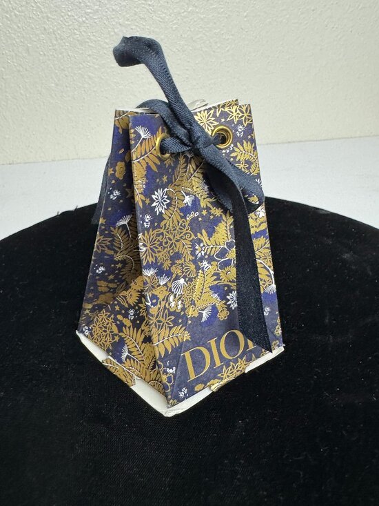 Dior Handbags - Dior Mini Gift Bag Blue Gold